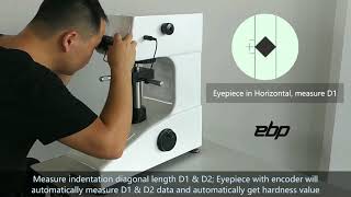 How to measure Vickers hardness on Micro Indentation [upl. by Lejna]