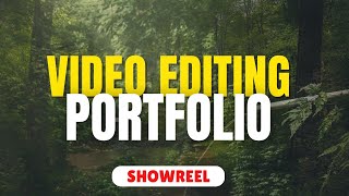 Beginners Video Editing Portfolio 2024  Showreel  Graphic designer  Beginner [upl. by Marga]