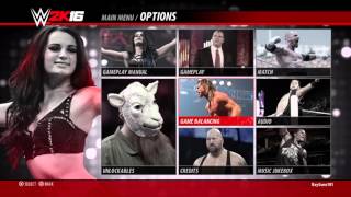 WWE 2K16 How to unlock Everything [upl. by Massab610]