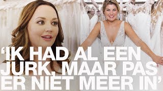 Esmeralda trouwt al over 15 week dus moet nú een jurk  LINDA [upl. by Yelak]