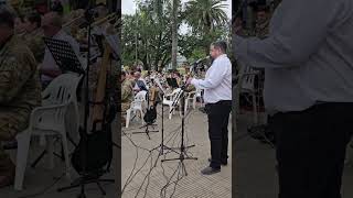 Concierto de la 🎷BANDA MILITAR HUMAITA en Plaza Colón MonteCaseros [upl. by Sailesh910]