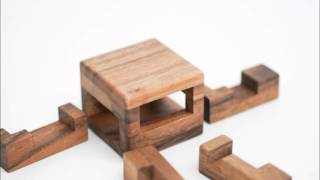 Benny Puzzle Wooden Interlock game solution [upl. by Odlavu694]