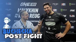 Buchecha interested in Reug Reug rematch  ONE 169 post fight [upl. by Filomena]