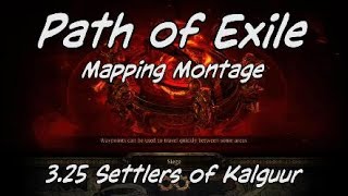 Path of Exile Mapping Montage 325 Shadow Assassin Frost Blades of Katabasis Settlers League Starter [upl. by Meece]