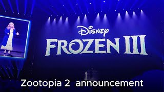 Frozen 3 Announcement  D23 Expo 2024 Announcements [upl. by Ramsdell350]