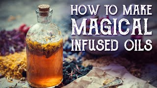 How to make Magical infused oils  Witchcraft  Magical Crafting witch oil love oil  prosperity [upl. by Lavinia]