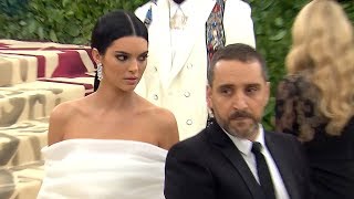 Kendall Jenner Reacts To Backlash After Pushing Security At Met Gala 2018  Hollywoodlife [upl. by Morey]