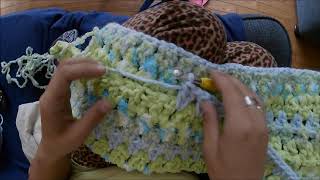 Free Crochet Blanket Patterns Using Bernat Baby Blanket Yarn [upl. by Joon]