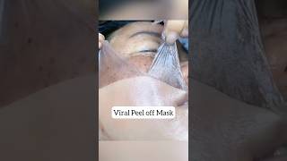 Viral Peel Of Mask For glowing and glass skin😍 shorts youtubeshorts [upl. by Euqenimod]