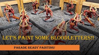 Parade Ready Painting Chaos Daemons Bloodletters [upl. by Cramer]