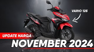 Update Harga Vario 125 November 2024 [upl. by Joel595]