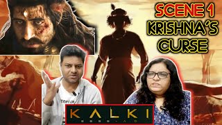 Kalki Movie Reaction Scene 1  Lord Krishnas Curse Scene  Prabhas Amitabh Bachchan  kalki2898ad [upl. by Ydoj]