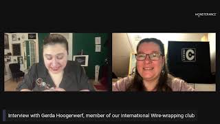 Interview with Gerda Hoogerwerf member of our international Wirewrapping club [upl. by Floss]