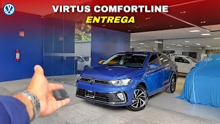 VIRTUS Comfortline 2023 Azul Rising  ENTREGA y varios disponibles [upl. by Eentihw]