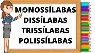 CLASSIFICAÇÃO QUANTO AO NÚMERO DE SÍLABAS  aprenda facilmente [upl. by Lucio]