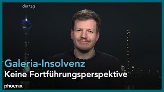 Wirtschaftskorrespondent Jonas Jansen zum Insolvenzantrag von Galeria Karstadt Kaufhof [upl. by Enilorac]