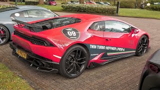 850HP Heffner Twin Turbo Lamborghini Huracan  Revs amp Accelerations [upl. by Oniliuqnart348]