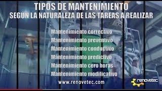 TIPOS DE MANTENIMIENTO [upl. by Atrice]