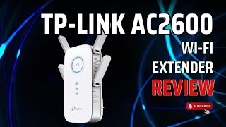 TPLink AC2600 WiFi Extender Review 2024 [upl. by Nimesay]