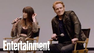 Outlander Stars Reveal Their First Impressions Of Each Other  Entertainment Weekly [upl. by Wolram809]