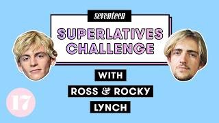 Ross amp Rocky Lynch Play the Ultimate Superlative Challenge  Seventeen [upl. by Arrahs456]