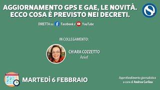 Aggiornamento GPS e GAE in arrivo i decreti quali sono le novità [upl. by Petua]