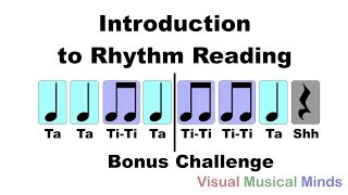 Introduction to Rhythm Reading Bonus Reading Bonus Challenge [upl. by Amathiste]