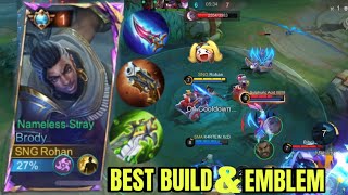 I FINALLY FOUND NEW BRODY WINSTREAK BUILD 2024 must try  BUILD TOP 1 GLOBAL BRODY  MLBB [upl. by Dawes]