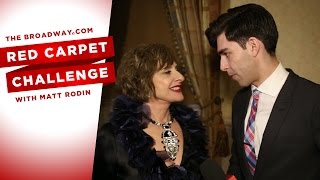 RED CARPET CHALLENGE WAR PAINT with Patti Lupone Christine Ebersole and More [upl. by Florence]