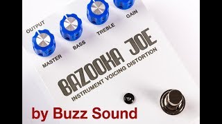 Buzz sound Bazooka Joe  Preamp and distortion Tapco IVP variant [upl. by Jestude]