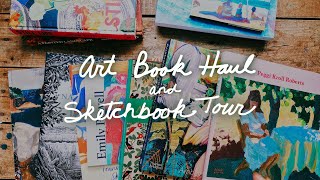 Art Book Haul amp Sketchbook Tour [upl. by Celine]