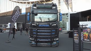 Scania 500 S Altes Land Spedition Raddatz Tractor Truck Exterior Walkaround [upl. by Nonnaehr]