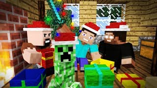 Christmas Creeper  Minecraft Christmas Animation [upl. by Esineg]