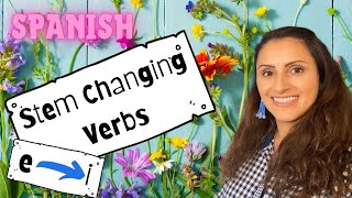 Stem changing verbs in Spanish e to i e  i  FREE PDF Handout [upl. by Bopp71]