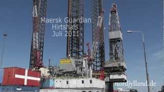 Maersk Guardian  Bohrinsel  Hirtshals 2011 [upl. by Assil932]