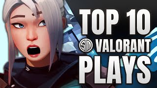 TOP 10 EPIC VALORANT PLAYS That Will Blow Your Mind By The BEST VALORANT TEAM In The WORLD  TSM [upl. by Kenton]