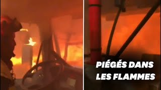 Incendie à Martigues les images angoissantes de pompiers pris au piège [upl. by Fassold]