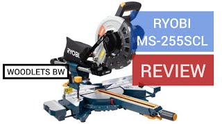 Ryobi Sliding Compound Mitre Saw MS255SCL  REVIEW [upl. by Ailices]