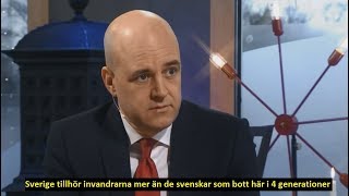 Fredrik Reinfeldt anser att Sverige tillhör invandrarna mer än svenskar [upl. by Airamanna]