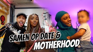 Samen op date 👩🏽‍❤️‍💋‍👨🏻 amp Motherhood👩🏽‍🍼 Vonneke Bonneke [upl. by Eittam533]