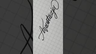 ☆Anastazja☆ calligraphy lettering writing handwriting signature art [upl. by Fifine]