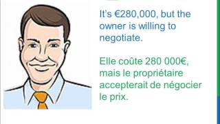 Dialogue 85  English French Anglais Français  Buy a house  Acheter une maison [upl. by Saberhagen503]