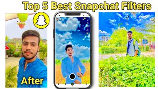 Top 5 Best Snapchat Filters for Selfie Reel like IPhone vivid  Best snapchat filters [upl. by Anyal]