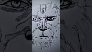 Sketches by me 🥹🙏🏻♥️ for hanuman ji jai shree Ram ❤️🙏🏻🧿 [upl. by Kreit531]