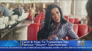 Cardi B Wants Trademark For Okurrr Catchphrase [upl. by Atteuqal356]