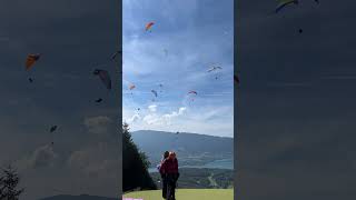 Francja Annecy  Planfait paragliding wyjazdparalotniowy wgorachjestwszystkocokocham mountains [upl. by Nimrahc]