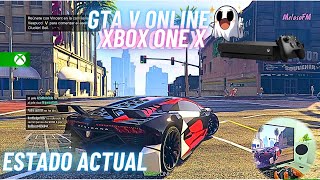 ASI ES GTA V ONLINE EN XBOX ONE X OLD GEN ESTADO MISIONES ACTIVIDADES MODO LIBRE [upl. by Myrtie]