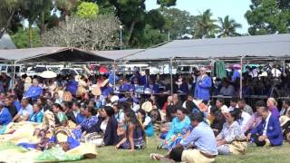 President Rev Dr Liufau Saulala  Tokaikolo Church Gift  Tupou College Toloa Sesquicentenary [upl. by Kraska]