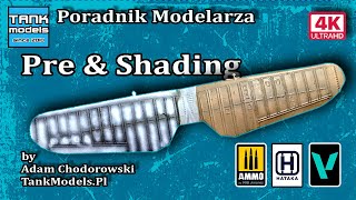 Poradnik Modelarski 26  PRESHADING czyli cieniowanie wstępne  Hataka  Vallejo  AMMO [upl. by Anwahsiek]