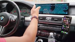 XTRONS 149quot Screen Upgrade Head Unit BMW F10 M5 Overview [upl. by Arriat814]